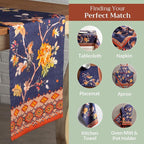 Maison d' Hermine Table Runner 100% Cotton 14.50" x 108" | Table Runners 108 - Image 5