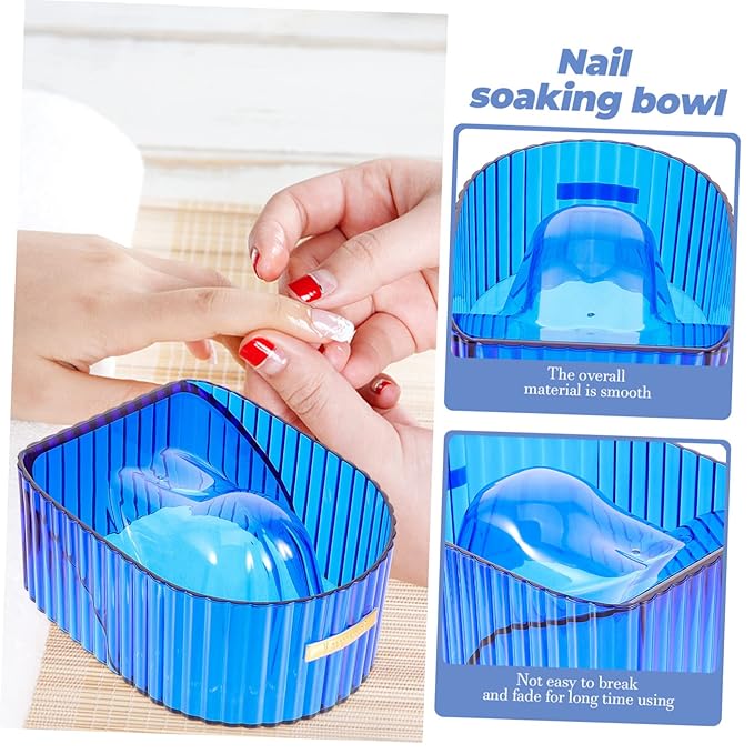 minkissy Manicure Soaking Bowl Nail Art Hand Soaking Bowl Salon Tools Easy to Clean