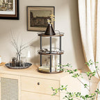 LAMU 10'' Wood Lazy Susan Turntable Organizer - Image 5