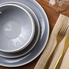 Gibson Elite Pacifco Beach Plates and Bowls Sets, 12-Piece Stoneware Dinnerware - Image 7