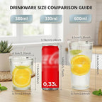 Haundry 14 oz Ribbed Glass cups - Image 8