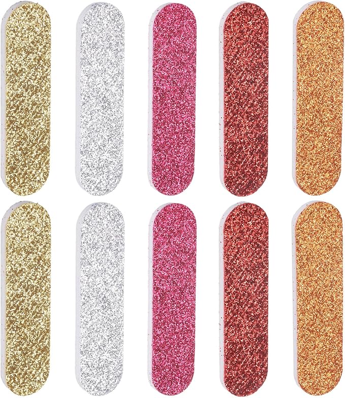 HARFINGTON 300pcs Nail Buffer Blocks 240 Grit Professional Nail Sanding Buffing File Block Manicure Tool for Acrylic Nail Shine Polishing Buffer, Mixing Color
