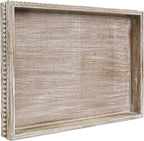 Wooden Decorative Tray, Rectangular Serving Tray by CEDARLUX