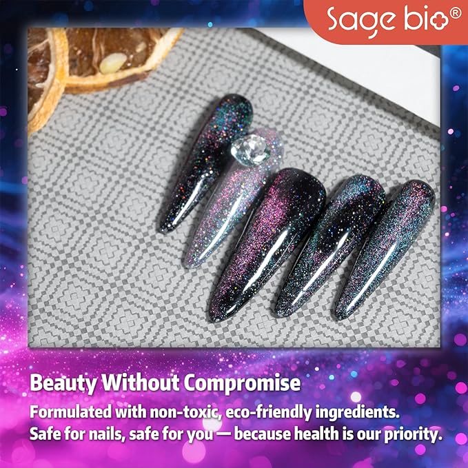 Cat Eye Gel Nail Polish, 15ml Magnetic Gel, High-Gloss, Long-Lasting, Magnetic Stick for DIY Manicures, 3D Effect, Rich & Vibrant Colors, 01