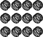 ITOS365 Handmade Round Mesh Black Napkin Rings Holder - Image 6