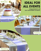 Pureegg Lilac Plastic Table Runners - Image 6