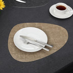 Faux Leather Placemats Set of 6, Dual Sided - Image 8