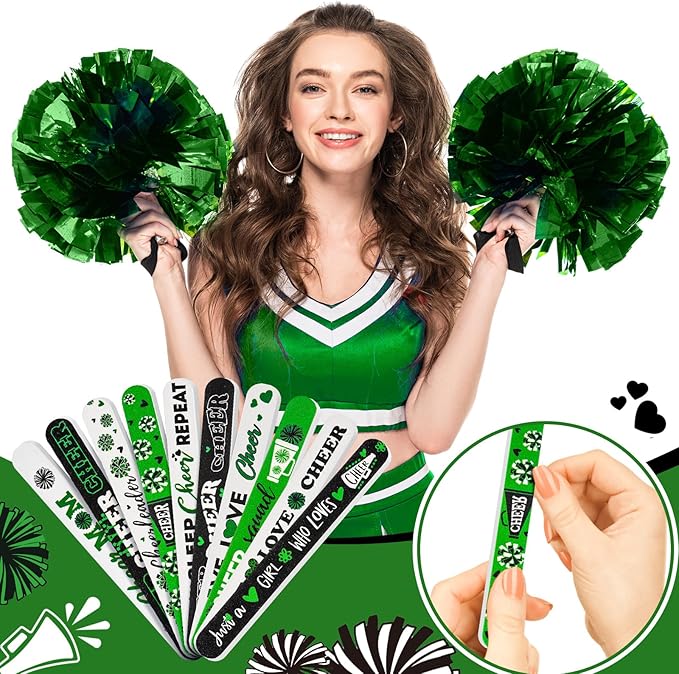 50 Pack Cheerleader Gifts Bulk for Team Funny Cheerleaders Nail Files Party Favors Cheer Gifts Cheerleading Favors for Women Girls Teammates