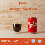 Sweese 5oz Double Wall Glass Espresso Cups Set of 4 - Image 2