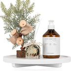 Round Decorative Tray Farmhouse Kitchen Decor Soap Dish, Lightweight, Easy Clean - Image 6