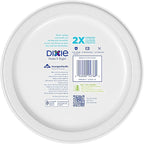 Dixie Medium Paper Plates, 8.5 Inch, 2X Stronger*, Microwave-Safe, Soak-Proof - Image 11