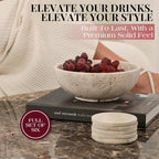 Gusto Nostro Beige Travertine Coasters - Image 2
