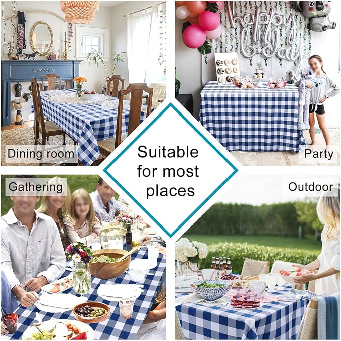 Checkered Tablecloth Square - Image 2