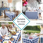 Checkered Tablecloth Square - Image 2