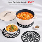 SMARTAKE 6 Set Silicone Trivet Mats - Image 3