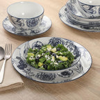 Gibson Home Westerly Court 16-Piece Dinnerware Set, Service - Image 2