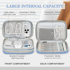 FYY Electronic Organizer, Travel Tech Pouch Bag, Waterproof, Double Layers - Image 3