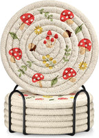 Absorbent Cup Coasters Set of 6 by Kokaaee