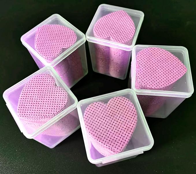 1000 PCS Lint Free Nail Wipes, Lash Glue Wipes Eyelash Extension Glue Wipes, Nail Polish Remover Wipes for Lash Extension Supplies, Nail Wipes for Gel Nail Polish Remover,Lash Glue Cleaning Pads, Pink