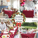 Checkered Tablecloth Rectangle - Image 2