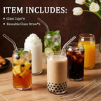 Korser Drinking Glasses Set of 6, 17oz Highball Glass Cups - Image 4