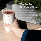 NOVA CERAMICS Travel Coffee Mug– Travel Coffee Tumbler – On the Go Coffee Mug – - Image 4
