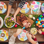 96 Pieces Easter Day Tableware Set Party Supplies - Image 5