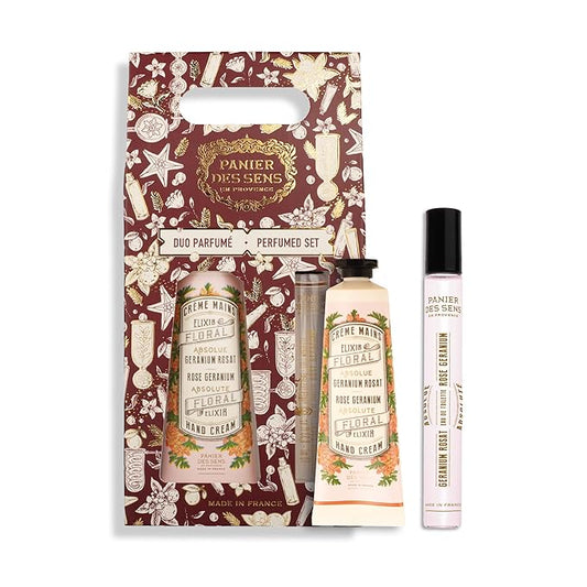 Panier des Sens- Hand Cream 1 Fl Oz (Geranium Duo Set)