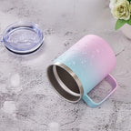 MEWAY 12oz Coffee Mug With Handle 2 Pack Bulk, Stainless Steel Insulated Travel - Image 9