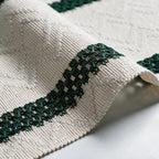 Artoid Mode Forest Green Stripe Woven Rustic Table Runner 12x72 Inch | Holiday - Image 6