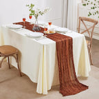 AGIRL 12 Pack Terracotta Cheesecloth Table Runner 10FT Fall Boho Home Decor | - Image 7