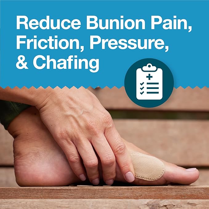 ZenToes Bunion Pads, Adhesive Bunion Cushions for Waterproof Protection, 24 Count