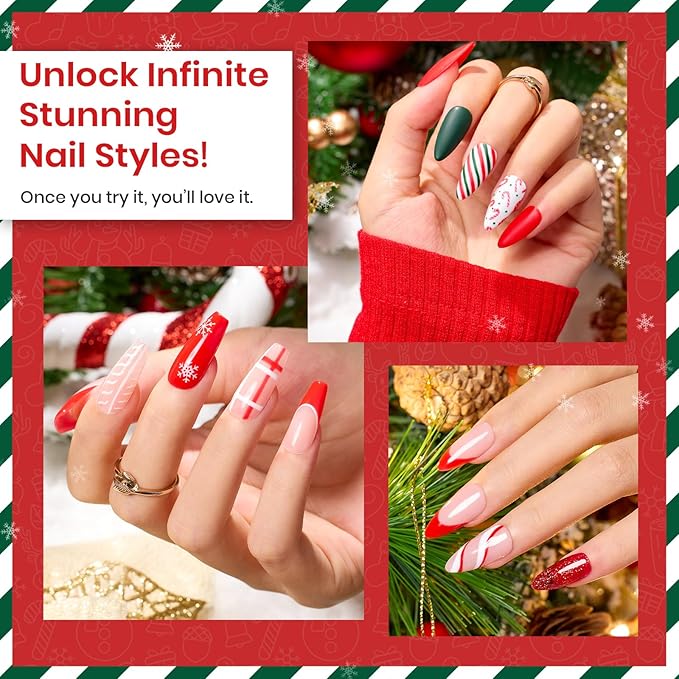 Beetles Gel Nail Polish Set 6 Colors White Red Gold Glitter Nude Brown Gel Polish Long Lasting Soak Off UV LED Nail Art Gifts for Women Romantic Sentiment