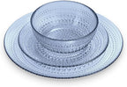 Blue Glass Mugs Set of 4, 10oz Coffee Cups or Vintage Tea Cups, Aesthetic Blue - Image 8