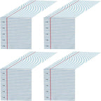 4 Pcs Notebook Table Runner 71 x 13 Inch Preschool Back to School Classroom by Breling