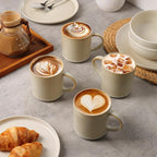 MONITO 16Oz Coffee Mugs Set of 4, Rustic Ceramic Coffee Cups Set - Image 8