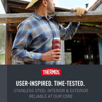 THERMOS Stainless King Vacuum-Insulated Travel Tumbler, 16 Ounce, Matte Steel - Image 5