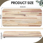 2Pcs 8.6x4'' Water Absorbent Diatomite Coasters Diatomaceous Earth Drying Mat - Image 2
