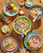 Metahom 9" Ceramic Salad Servers, Cooking and Stirring, Dishwasher & Microwave - Image 5