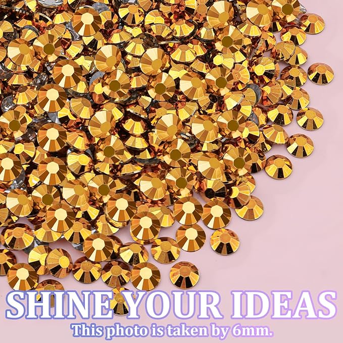 30000Pcs Resin Rhinestones for Bedazzling with Tweezers, Mine Gold Rhinestones for Crafting with B7000 Jewelry Glue for DIY Crafts Clothing Tumblers Shoes Fabric Nail Art