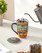 vancasso 18 Oz Tea Infuser Mug - Image 8