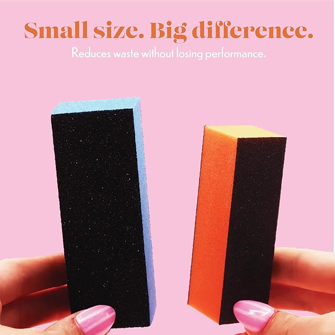 3 Way Nail Buffer Block - Orange White 60/60 500pcs