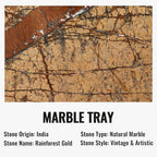 Indian Natural Marble Decorative Tray, Catchall - Image 3