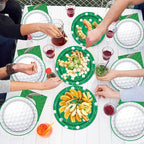 Rakuto Golf Party Decorations 96PCS Plates Napkins Forks Tableware | Golf - Image 8