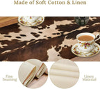 Cow Print Table Runner, 13x120 Inch - Image 6