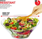 54oz Clear Plastic Serving Bowls Large Disposable Candy Dishes, Buffet - Image 4