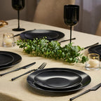 PLASTICPRO 64 Piece Combo Plates Set includes 32-7'' inch Plates & 32-10'' inch - Image 3