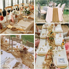 12 Pack 10Ft Cheesecloth Table Runner 35x120 Inch Boho Gauze Table Runner - Image 6