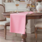 Pink Table Runner, Waterproof Washable Runners 108 Inches Long | Reusable - Image 2