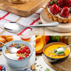 Windsor 96-Pcs Stainless Steel Dinner Spoons, Metal Spoons - Image 9
